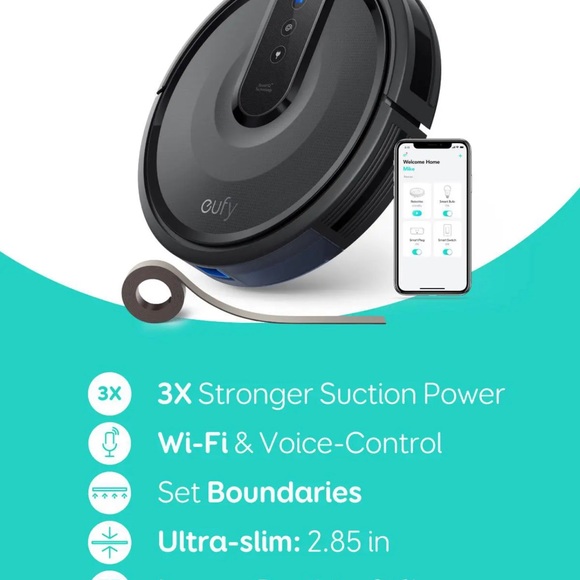 New Eufy RoboVac 35C Wi-Fi Connected Smart Robot Vacuum Automatic Home Cleaner - Picture 2 of 8